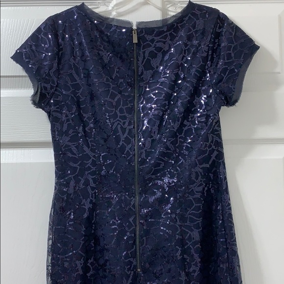 ✨Host Pick✨ Vince Camuto Blue Sequin Dress - Picture 8 of 8
